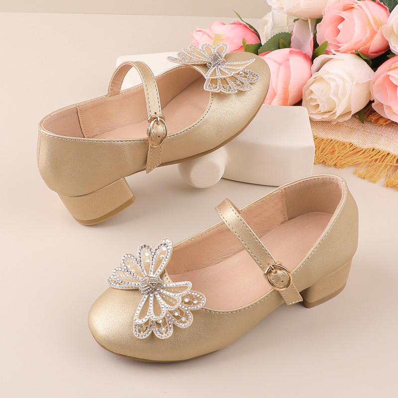 Mergaitėms PU odiniai bateliai su sagtimi – kvėpuojantys, lengvi, neslidūs, gumos padas