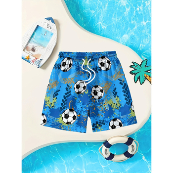 Παιδικά σορτς Lyocell (αναγεννημένη κυτταρίνη), γρήγορο στέγνωμα, αναπνέουν, ελαστική μέση, για μεγάλα παιδιά 8+