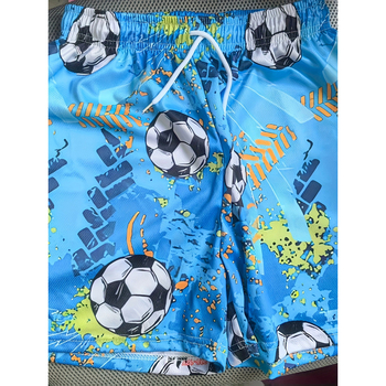 Παιδικά σορτς Lyocell (αναγεννημένη κυτταρίνη), γρήγορο στέγνωμα, αναπνέουν, ελαστική μέση, για μεγάλα παιδιά 8+