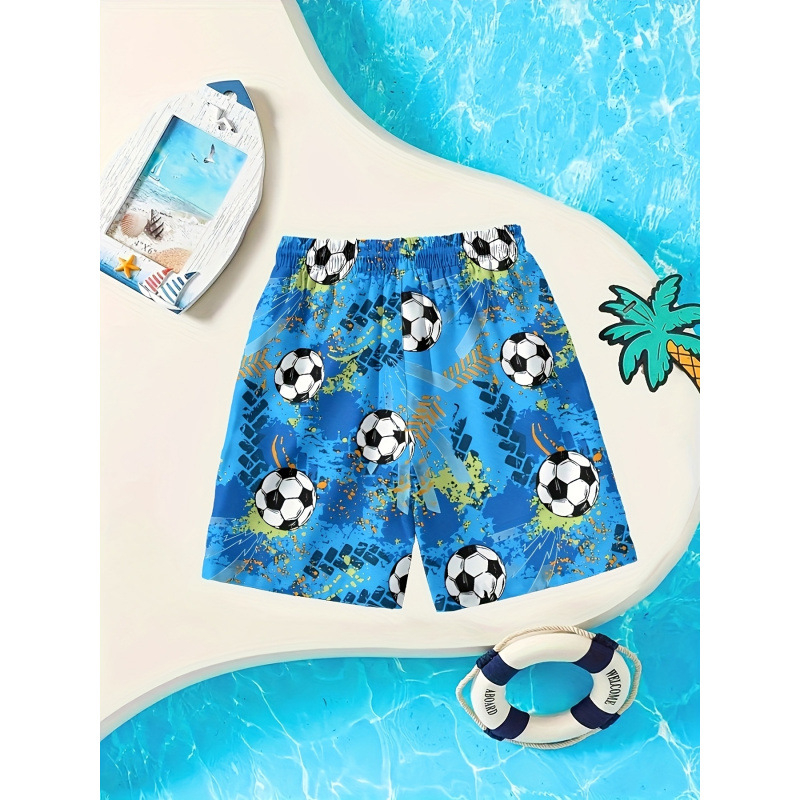 Παιδικά σορτς Lyocell (αναγεννημένη κυτταρίνη), γρήγορο στέγνωμα, αναπνέουν, ελαστική μέση, για μεγάλα παιδιά 8+