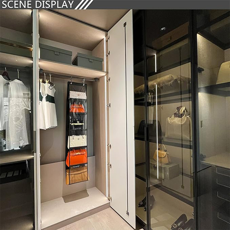 Τετραεπίπεδος κρεμάμενος οργανωτής αποθήκευσης από πολυεστέρα, για τοίχο