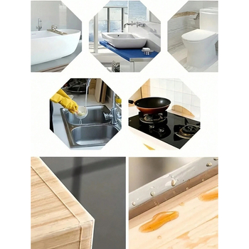 Vonios kambario skaidri savi lipi juosta spragoms užpildyti, prekės kodas sh46380911, Prekės ženklas Other, Nėra importuota