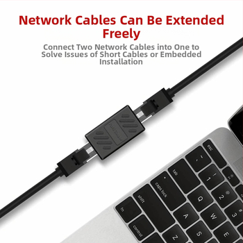 RJ45 прав конектор XC-800, интерфейс RJ45, модел XC-800, пуснат през 2024 г., индивидуално пакетирано