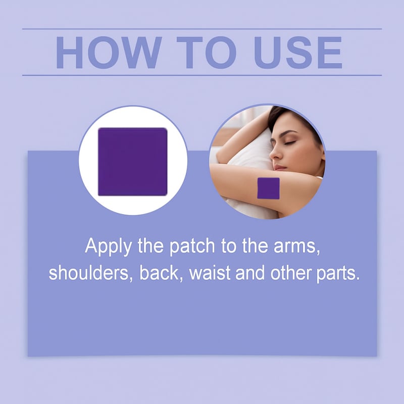 Επιθέματα ύπνου για νυχτερινή φροντίδα, βότανο άρωμα, καθολική ζώνη φροντίδας, καθολικός τύπος δέρματος