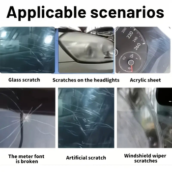 Προϊόν φροντίδας γυαλιών για επισκευή γρατσουνιών και γυάλισμα, απομακρύνει γρατσουνιές από φακούς και πλαίσια και επαναφέρει τη διαύγεια. Μάρκα kineshienx; Περιεκτικότητα 30 ml/100 ml; Κωδικός είδους 69-40-HHL63; Συσκευασία 400 τεμάχια.