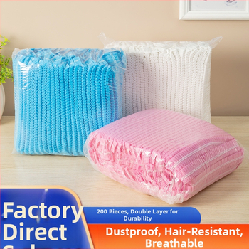 Κάλυμμα κεφαλής μίας χρήσης, προστασία από σκόνη και διαπνοή, μη υφαντό κάλυμμα για κουζίνα και ιατρική χρήση, προστασία μαλλιών