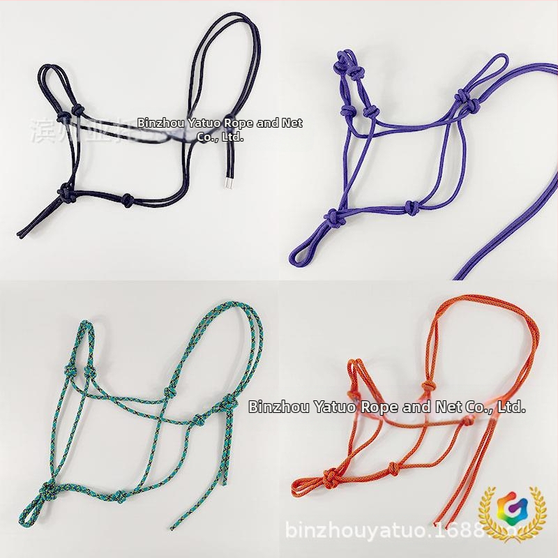 Поводи за кон, найлонови, плетени с множество възли, модел YT-MLT-01, пакет от 50 бр., персонализиране на изработката