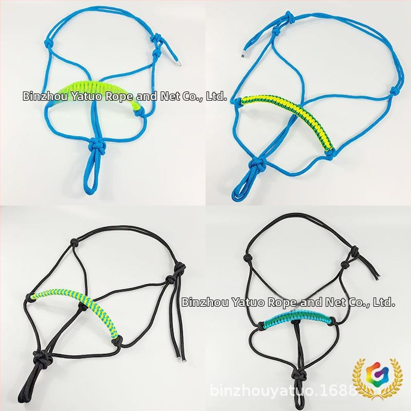 Поводи за кон, найлонови, плетени с множество възли, модел YT-MLT-01, пакет от 50 бр., персонализиране на изработката