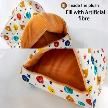 Φωλιά παπαγάλου από βαμβάκι – ζεστή χειμερινή πλεκτή φωλιά για ενήλικο παπαγάλο