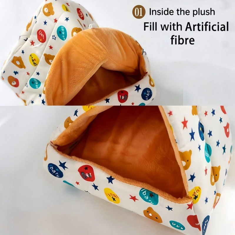 Φωλιά παπαγάλου από βαμβάκι – ζεστή χειμερινή πλεκτή φωλιά για ενήλικο παπαγάλο