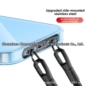 Ланярд за мобилен телефон, полиестер, метална катарама, ръчна изработка, унисекс