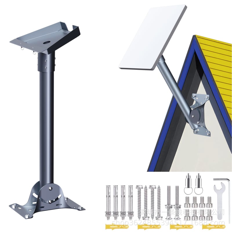 Tiesus vamzdžio laikiklis – metalinis, reguliuojamas, 1,8 kg, įtrauktos instrukcijos