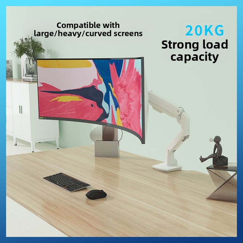 Мониторна стойка за извити екрани 38–49 инча, алуминиева сплав, модел M900, повдигащ тип, марка Aomei