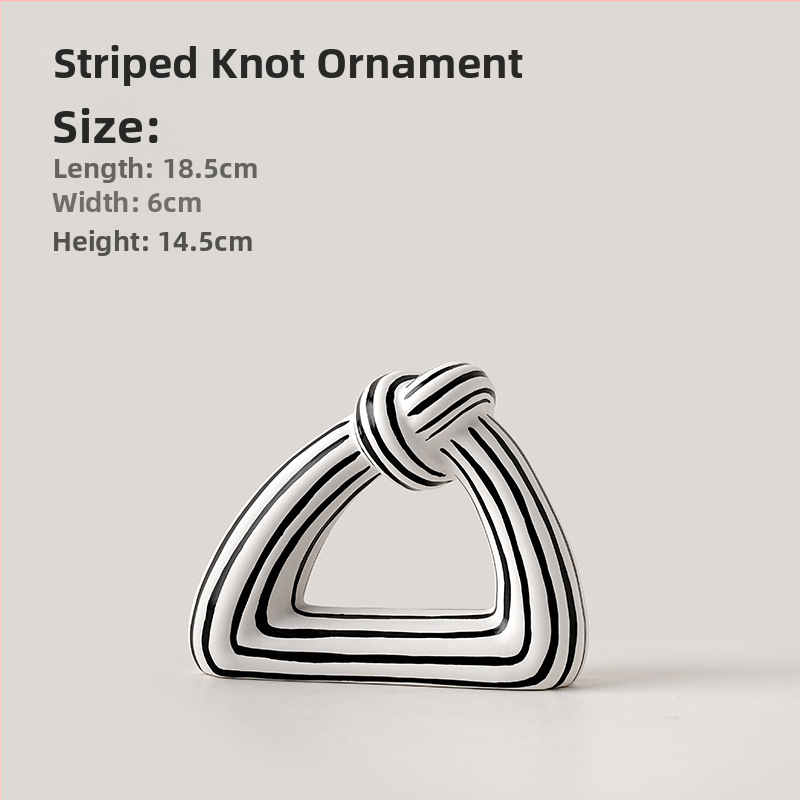 Βάζο από πορσελάνη με σχέδιο ριγέ κόμβου, μοντέρνο μινιμαλιστικό στυλ από Bhm Beihanmei