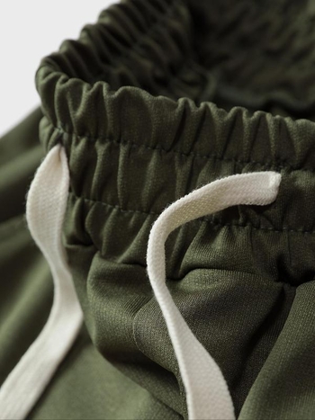 Ανδρικά cargo παντελόνια με τσέπες με καπάκια, ίσιο κόψιμο, υψηλή μέση, ύφασμα από ίνες μπαμπού