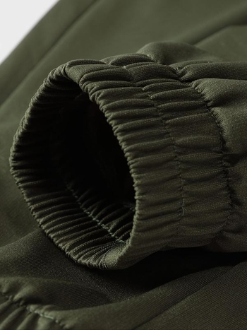 Ανδρικά cargo παντελόνια με τσέπες με καπάκια, ίσιο κόψιμο, υψηλή μέση, ύφασμα από ίνες μπαμπού