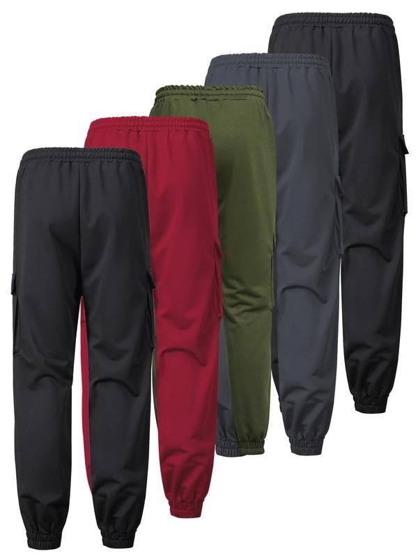 Férfi cargo nadrág fedeles zsebekkel, egyenes szabású, magas derék, bambuszrost anyag