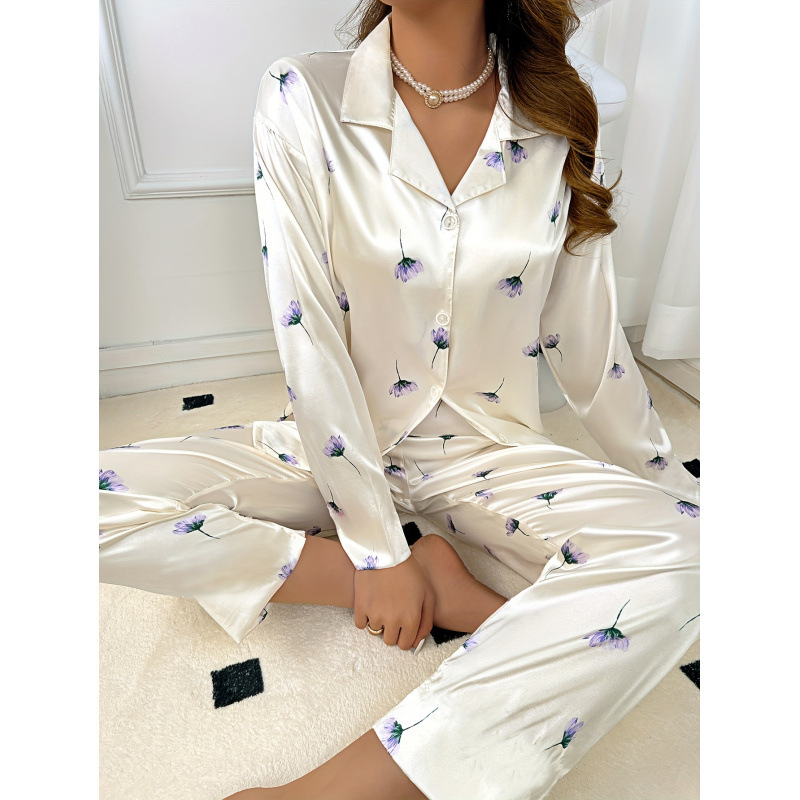 Pidžama od neelastičnog materijala, elegantni osnovni stil, srednja težina 141–160 g/m², pogodna za jesen