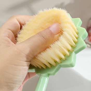 Laixing βούρτσα μπάνιου για το σώμα με μακριά λαβή, μαλακές τρίχες, βούρτσα καθαρισμού πλάτης, πλαστικό