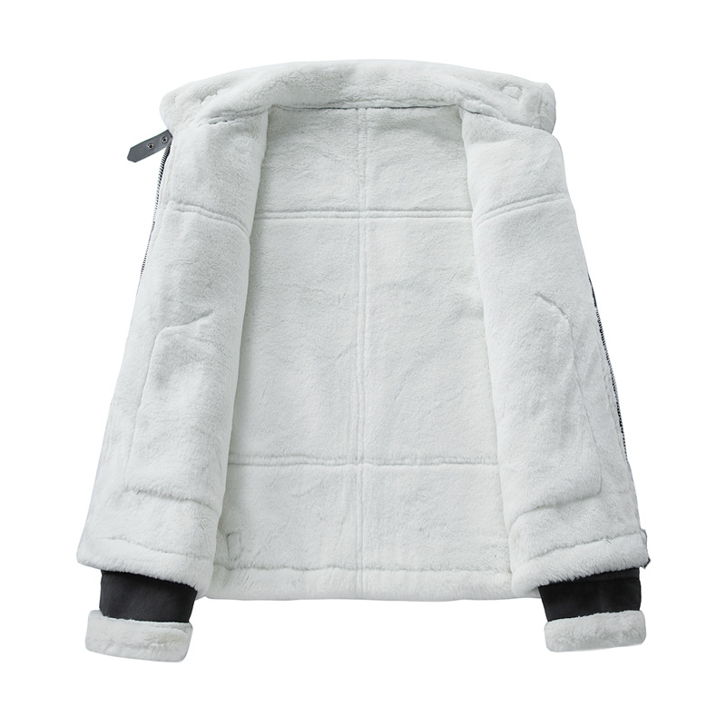 PU ādas jaka – retro stilā, izšūtas detaļas, rāvējslēdzējs, piegriezums