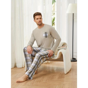 Παντελόνια ύπνου, φλίς από τη μια πλευρά, βαμβάκι, περιεκτικότητα βασικού υφάσματος <30%, Άνοιξη 2025