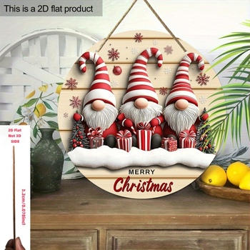 Ξύλινο κυκλικό κρεμαστό διακοσμητικό με τρεις Άγιους Βασίληδες για πόρτα, παράθυρο, υπνοδωμάτιο και σαλόνι – χριστουγεννιάτικη διακόσμηση