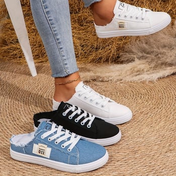 Παπούτσια Μπέιζμπολ, Άνω μέρος από Ύφασμα, Μεσαίο Ύψος, Στρογγυλή μύτη, Χωρίς κορδόνια, Σόλα TPU