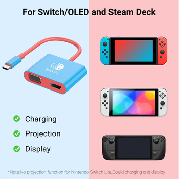 Σταθμός σύνδεσης Type-C USB-C προς HDMI/VGA μετατροπέας, με 1-4 εξόδους, 5 Gbps, Μοντέλο 101040126, Μάρκα JND