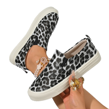 Γυναικείοι loafers με λεοπάρ print | PU επάνω μέρος | σόλα TPR | χαμηλό τακούνι 1–3 cm