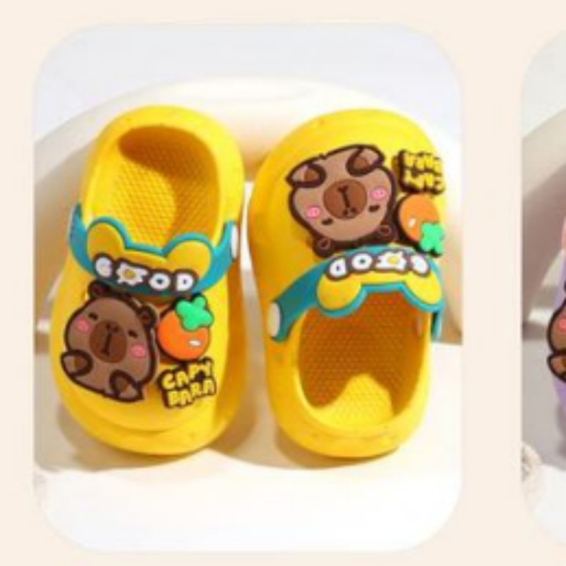 Παιδικές εσωτερικές παντόφλες Crocs σε στυλ Crocs, PVC επάνω μέρος, μαλακή σόλα, unisex, ηλικίες 4–12 ετών