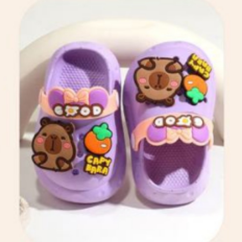 Παιδικές εσωτερικές παντόφλες Crocs σε στυλ Crocs, PVC επάνω μέρος, μαλακή σόλα, unisex, ηλικίες 4–12 ετών