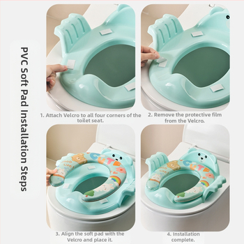Παιδικός δακτύλιος καθίσματος τουαλέτας, πλαστικό, 1–3 ετών