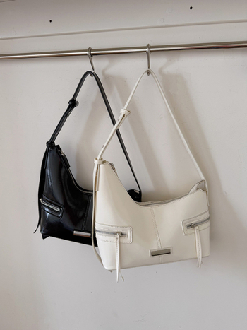 Femi τσάντα ώμου PU σε στυλ Cross-Border Trend, ορθογώνιο σχήμα, κλείσιμο με φερμουάρ, πολυεστερική επένδυση, εσωτερική θήκη με φερμουάρ και θήκη για κινητό