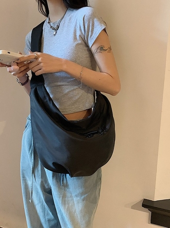 Dumpling stila pleca soma - Universāla, 20-35L, Oxford audums, Ūdensizturīga, Ļoti viegla, Salokāma (Pavasaris 2024)