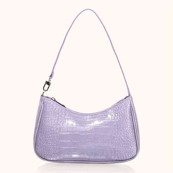 Shijiang PU γυναικεία τσάντα υπό μασχάλη, οριζόντια τετράγωνη μορφή, φερμουάρ, φθινοπωρινή 2021