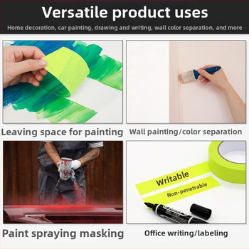 Ταινία μασκαρίσματος από χαρτί με μοτίβο για αρμούς πλακιδίων – βάση από χαρτί, κόλλα ευαίσθητη στην πίεση, υψηλή πρόσφυση, εύκολο σκίσιμο, χωρίς κατάλοιπα