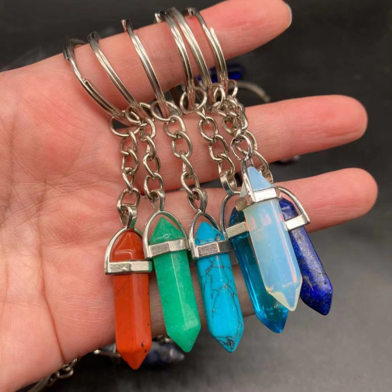 Κρεμαστό από φυσικές πολύτιμες πέτρες, γεωμετρικό σχήμα, προσαρμοσμένη επεξεργασία, λείανση και γυάλισμα, Mao Ren