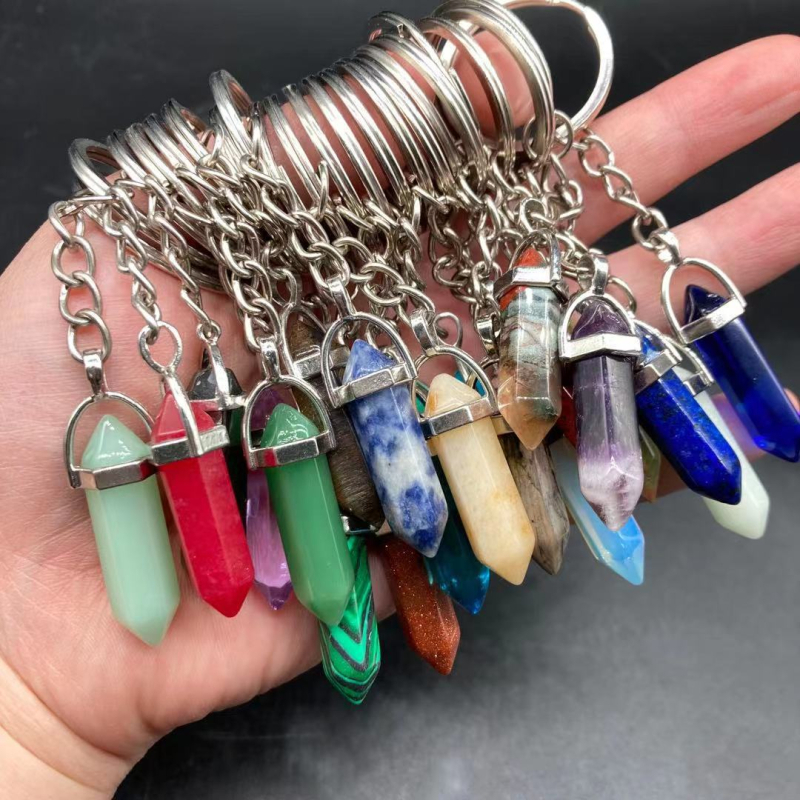 Κρεμαστό από φυσικές πολύτιμες πέτρες, γεωμετρικό σχήμα, προσαρμοσμένη επεξεργασία, λείανση και γυάλισμα, Mao Ren