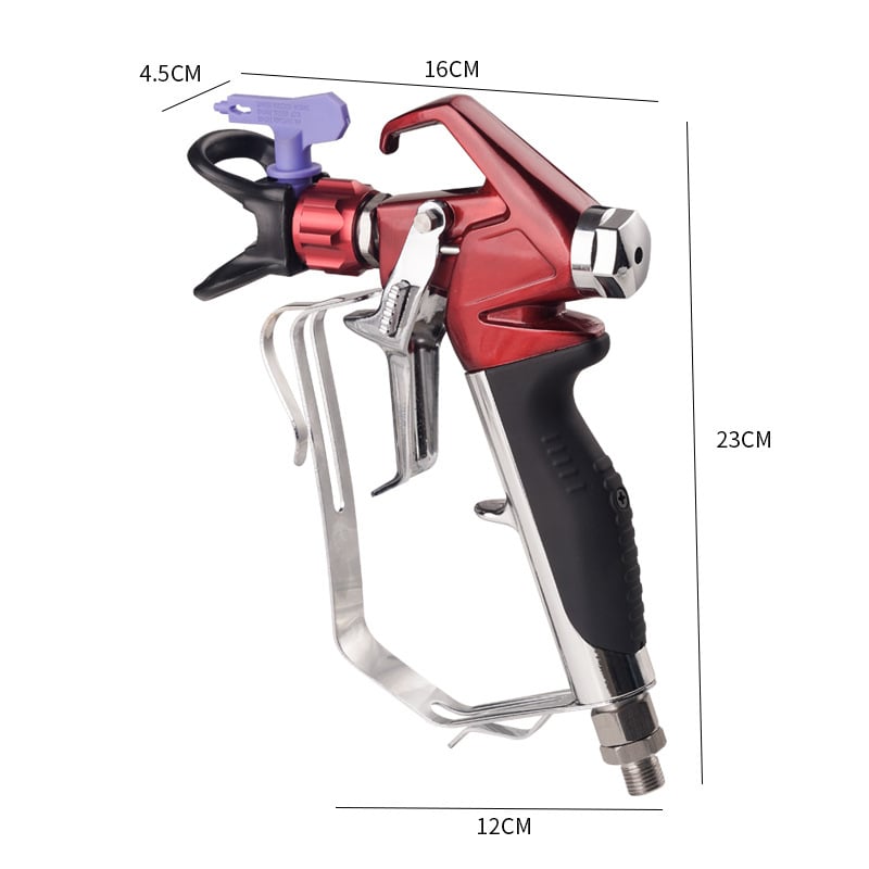 Hanxuan Безвъздушен спрей пистолет за латексова боя и шпакловка – високо налягане, макс. 200