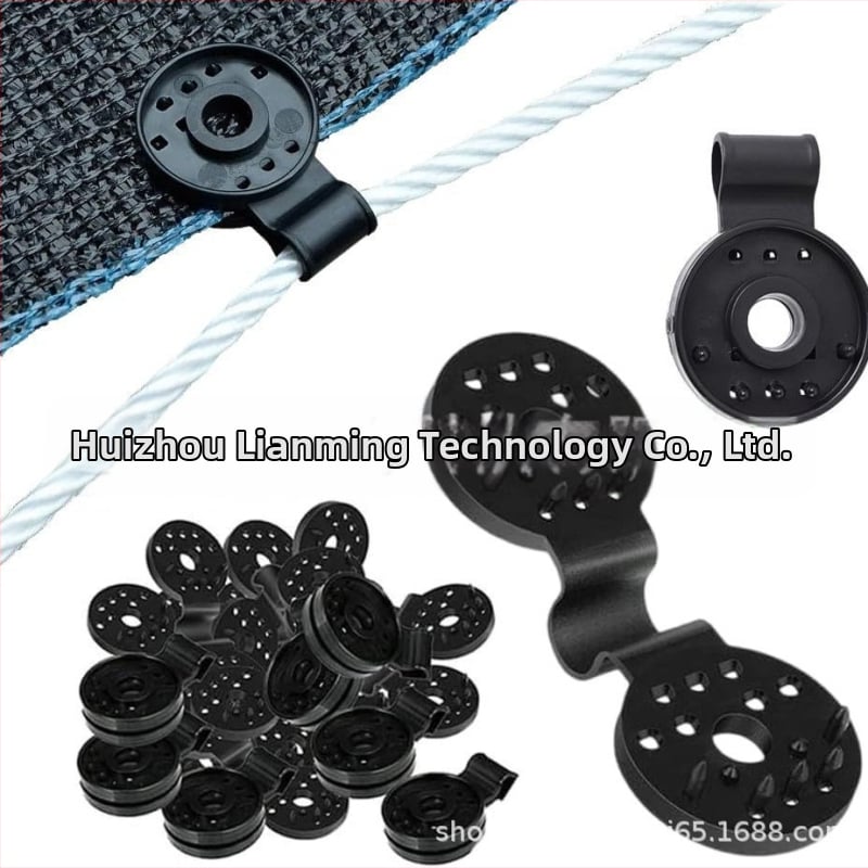 Skėtinių tinklo klipas, plastmasinis, tinklo tvirtinimui