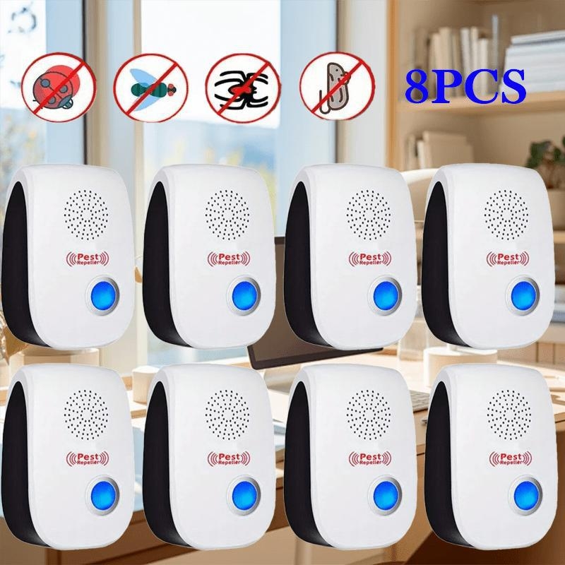 Ultragarsinis vidaus naudojimo uodų atbaidiklis – 8 patobulinti modeliai, 2025 m. leidimas, produkto kodas Laz602292573068559