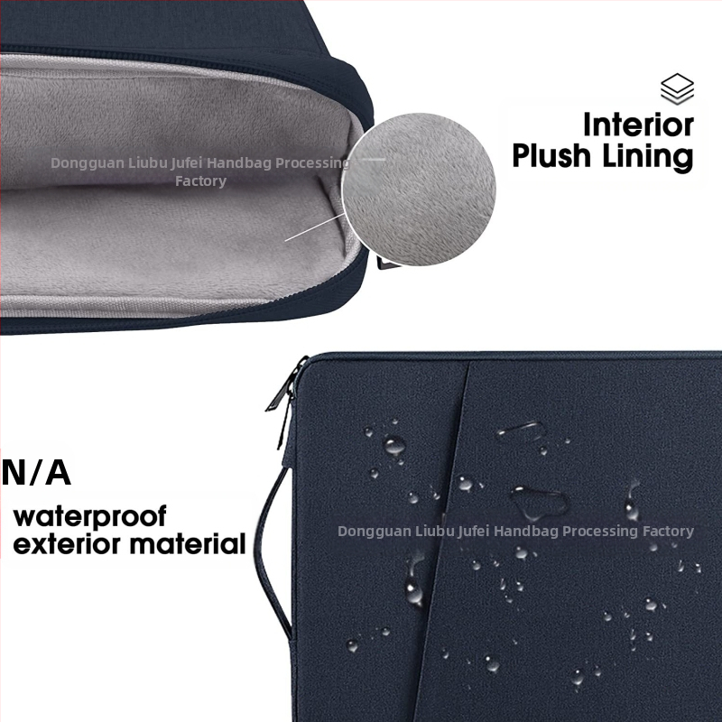 Водоустойчива EVA калъф за лаптоп с удароустойчив дизайн, EVA материал, затваряне с цип, мека дръжка, предназначена за бизнес пътувания