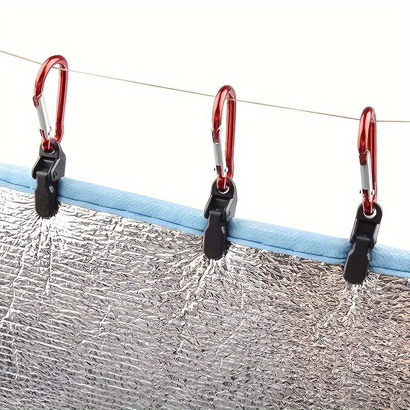 Κλιπ Κατασκήνωσης Seven-in-One – Για Ζώνη και Σκιάστρο, Ανεμοφρακτικό Κλιπ Υφάσματος