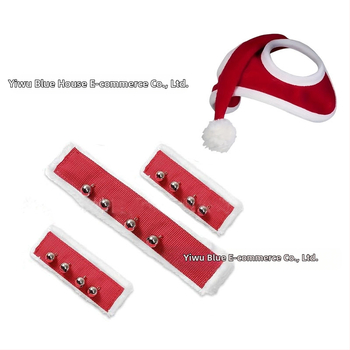 Σετ καπέλο Άγιου Βασίλη για άλογο με μαλλί και κάλυμμα κεφαλής - (Αριθμός προϊόντος: X6; Αντικείμενο: Άλογο; Προέλευση: Zhejiang; Διασυνοριακή εξαγωγή αποκλειστικά: Ναι; Εισαγωγή: Όχι)