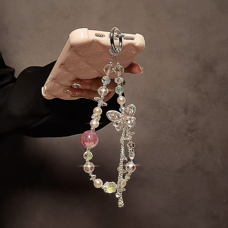 Șnur pentru telefon din nailon, pandantiv ceramic geometric, cataramă din plastic, unisex (material: nylon; pandantiv: ceramic; stil: geometric; categorie: șnur pentru telefon)