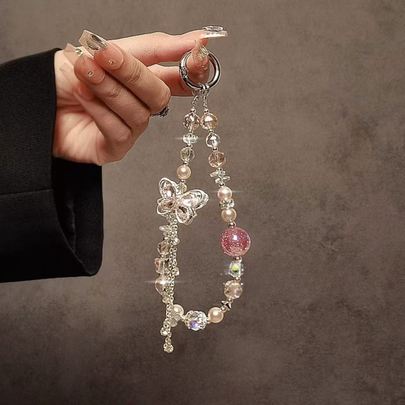 Șnur pentru telefon din nailon, pandantiv ceramic geometric, cataramă din plastic, unisex (material: nylon; pandantiv: ceramic; stil: geometric; categorie: șnur pentru telefon)