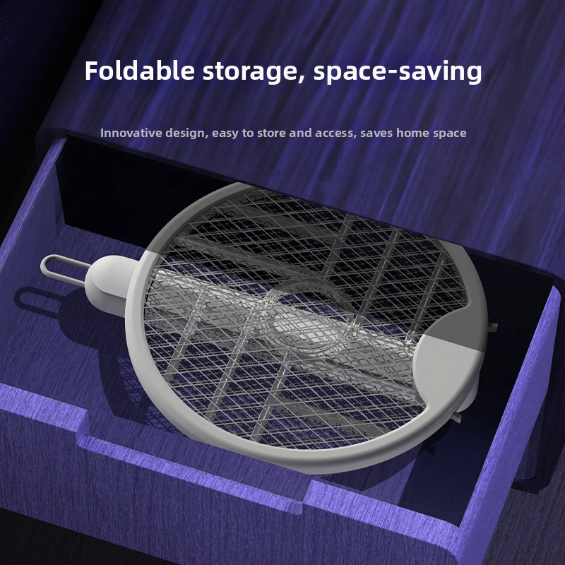 Сгъваем електрически уловител за комари с UV лилава светлина, USB презареждаем, модел MX05, 5V, 800mAh, за вътрешно и външно ползване