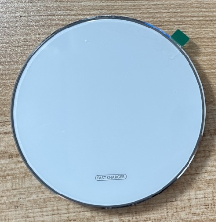 Κυκλικός ασύρματος φορτιστής με καθρέφτη, ultra-thin, 15W μέγιστη ισχύς, QC3.0 γρήγορη φόρτιση για κινητά τηλέφωνα