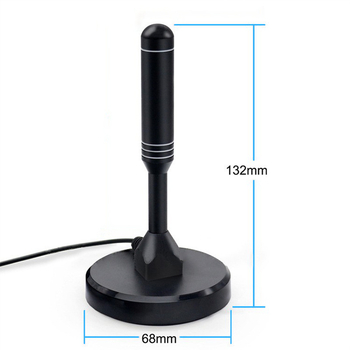 chauwei Παθητική ψηφιακή κεραία τηλεόρασης με βεντούζα για οικία και αυτοκίνητο, HDTV DTMB DVB-T ISDB, F-type αρσενικός συνδετήρας