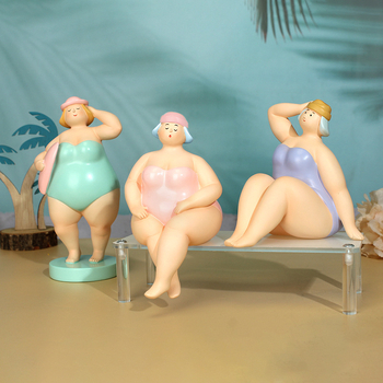 Φιγούρα σε νορδικό στυλ, κομψή γυναικεία φιγούρα από ρητίνη, Top rhyme Dy2256